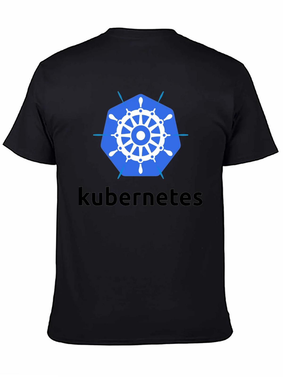Kubernetes T-Shirt - Black Cotton Blend Tee product image 3