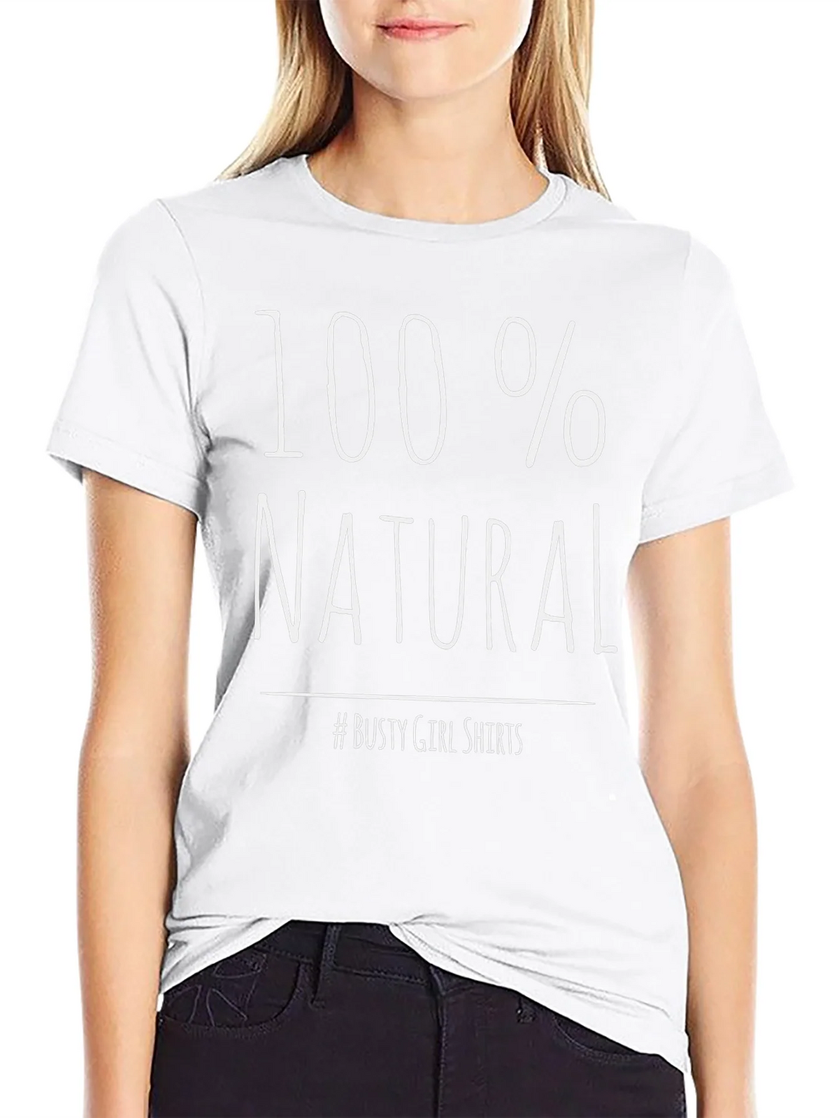 100% Natural Graphic Tee - Busty Girl Shirts product image 8