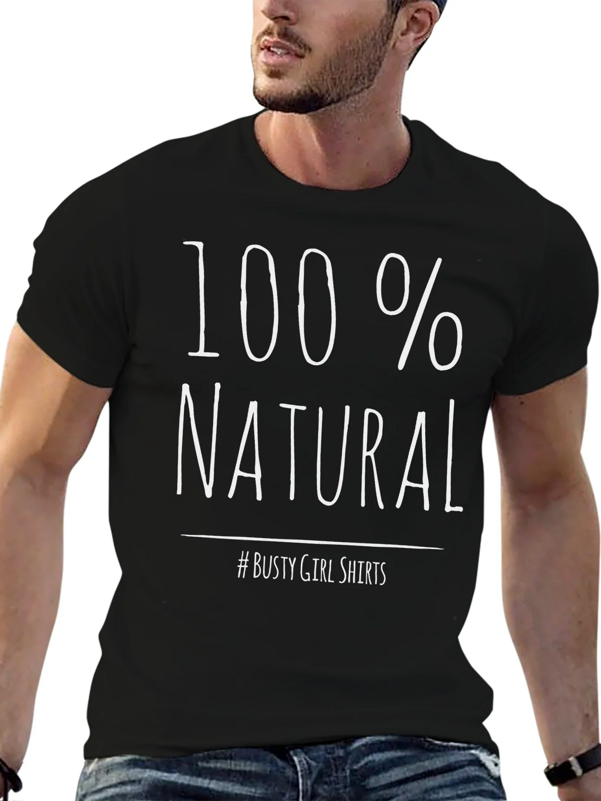 100% Natural Graphic Tee - Busty Girl Shirts product image 6