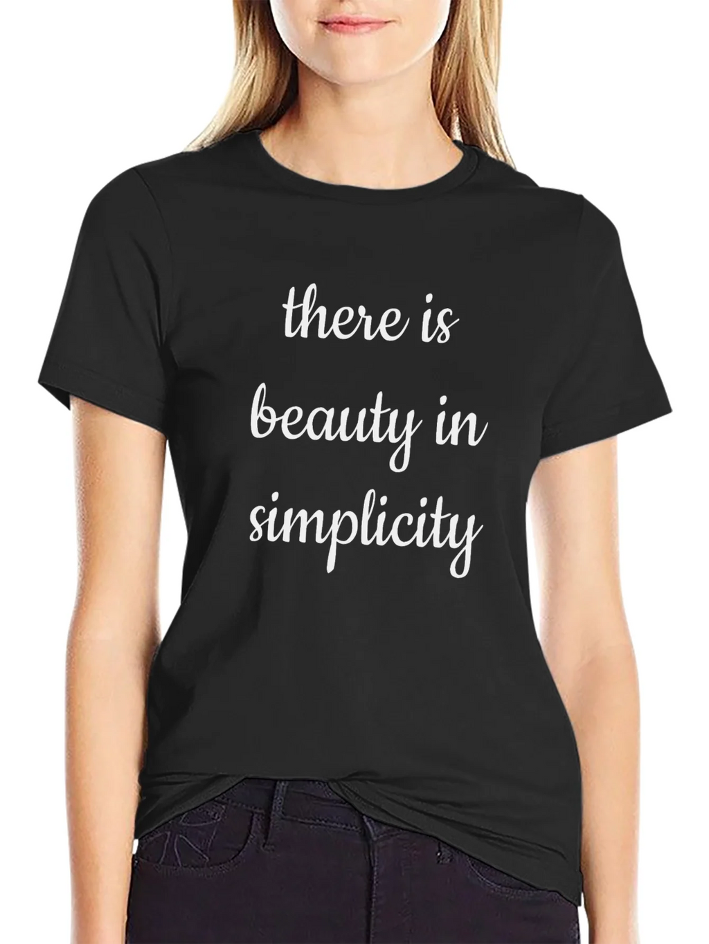 Beauty in Simplicity T-Shirt - Black product image 2