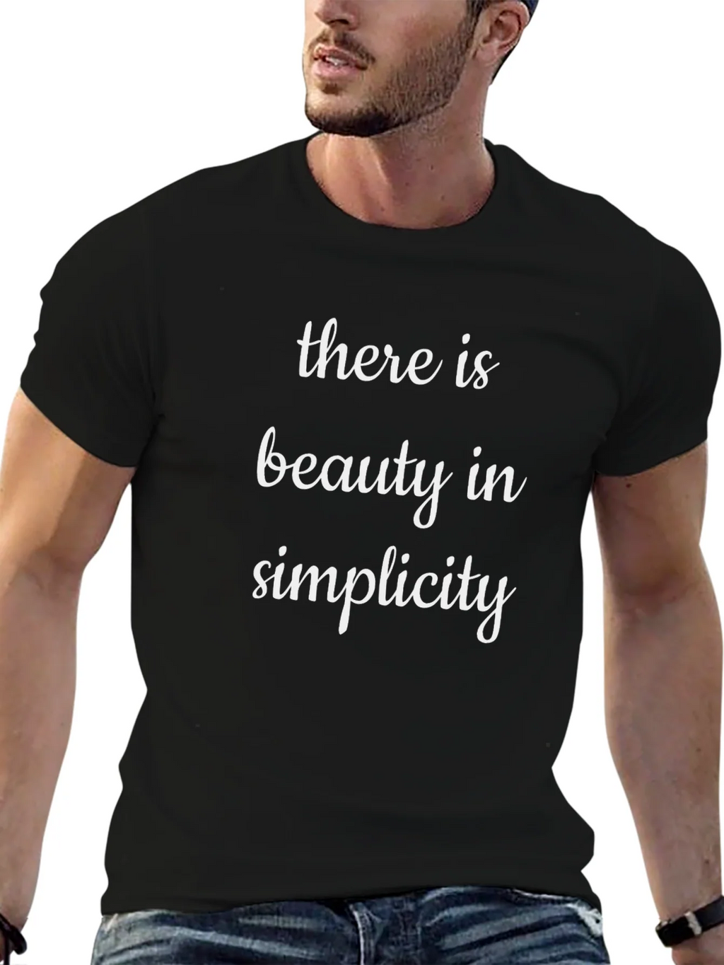 Beauty in Simplicity T-Shirt - Black product image 6