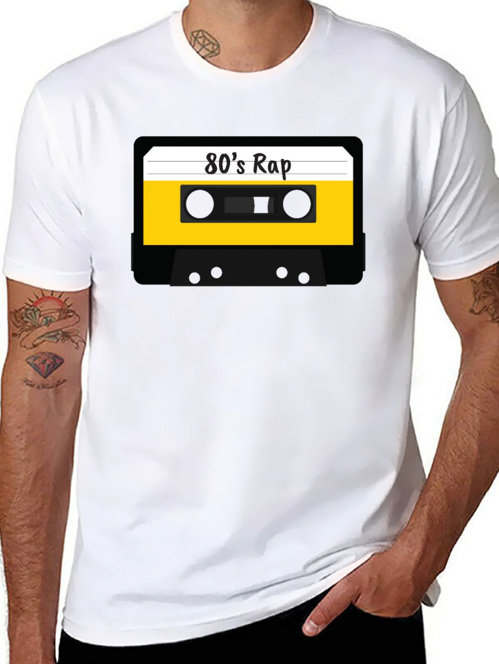 80s Rap Cassette Graphic T-Shirt product image 7