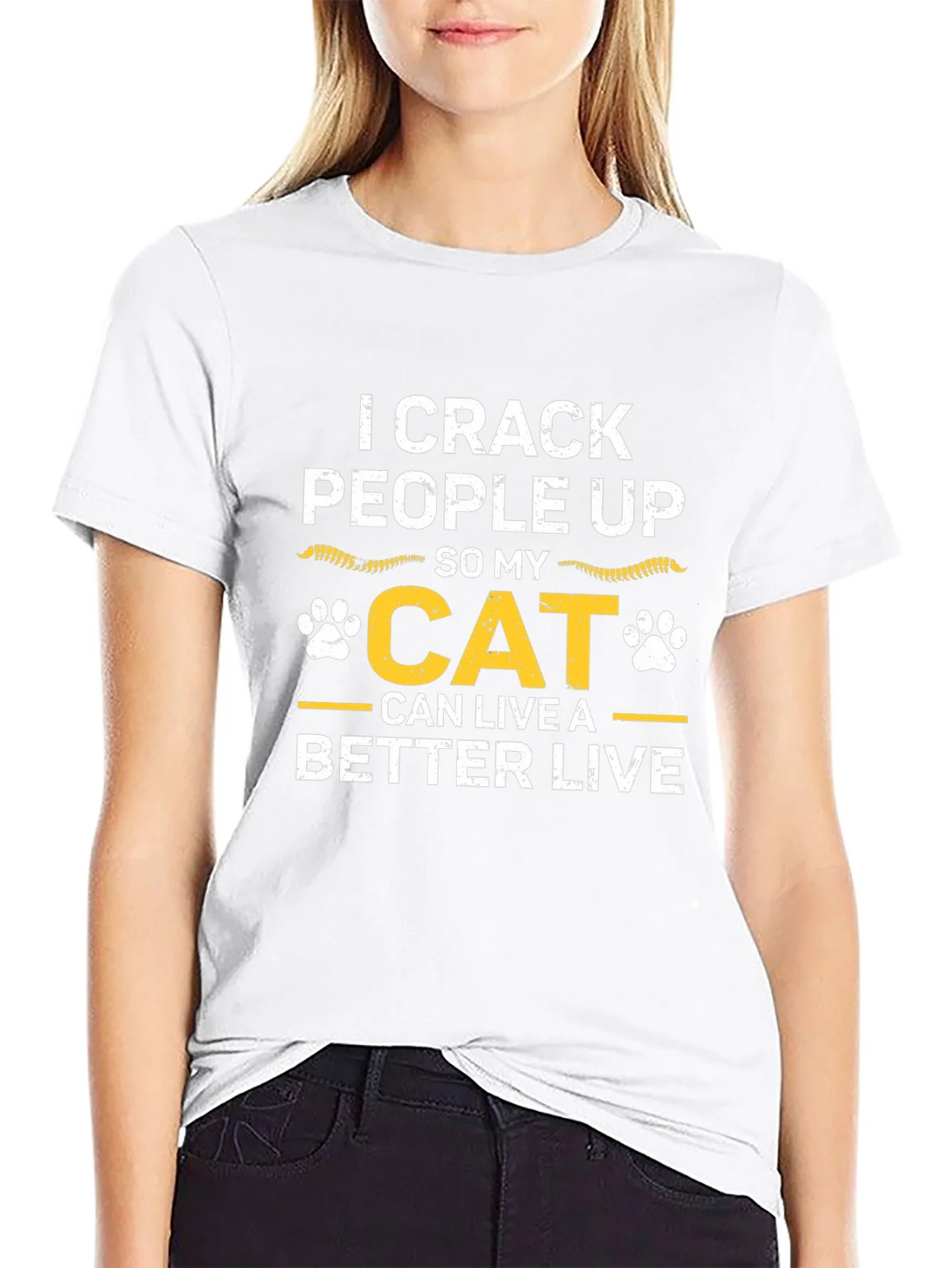 I Crack People Up Cat T-Shirt product image 8