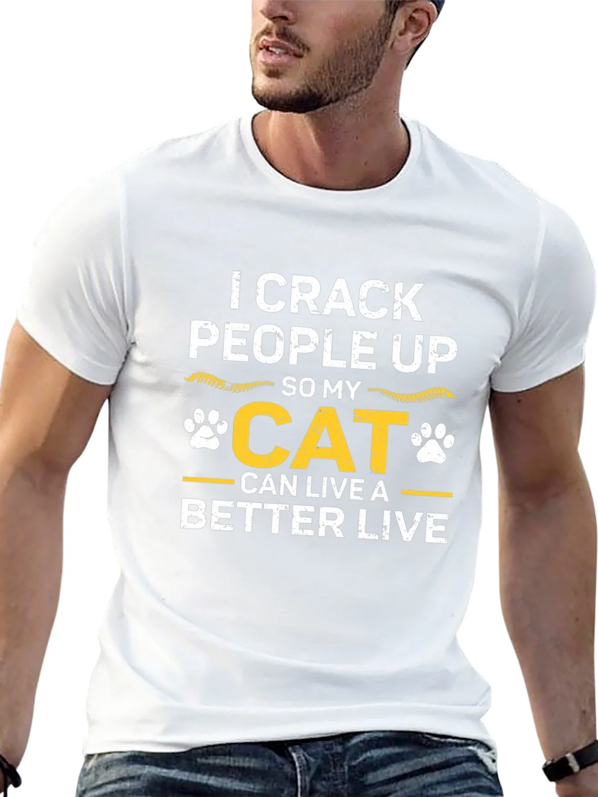 I Crack People Up Cat T-Shirt product image 12