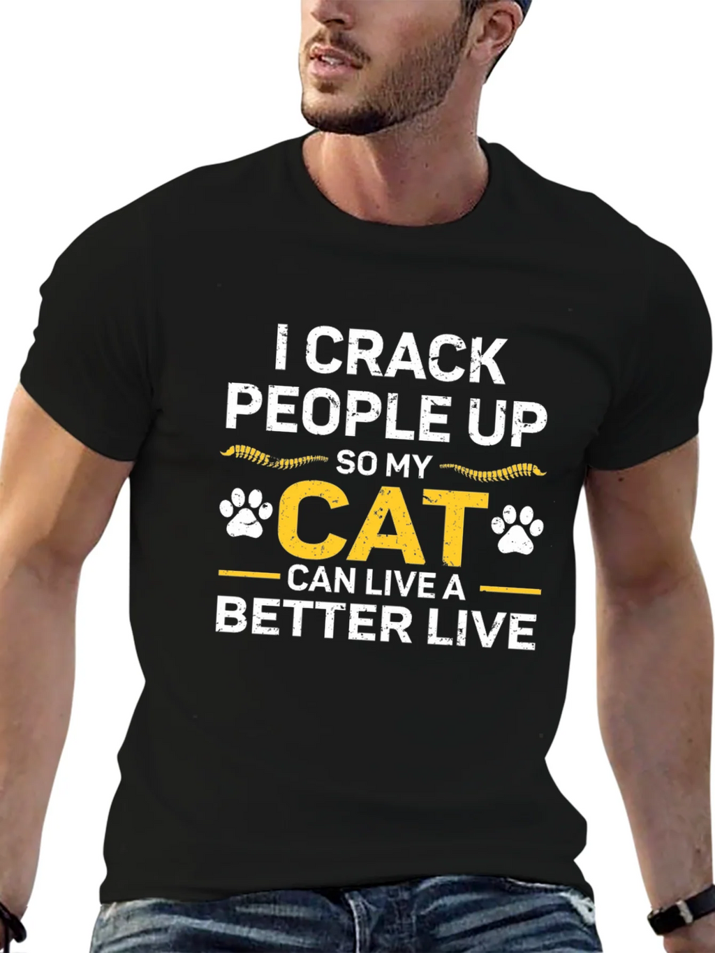 I Crack People Up Cat T-Shirt product image 6