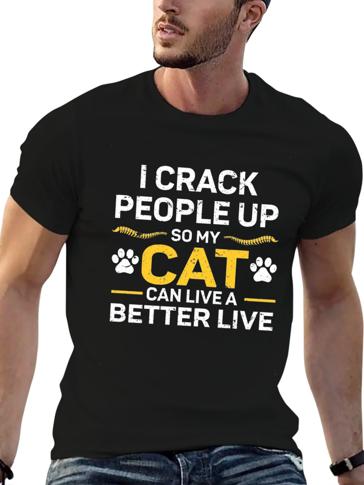 I Crack People Up Cat T-Shirt product image 6