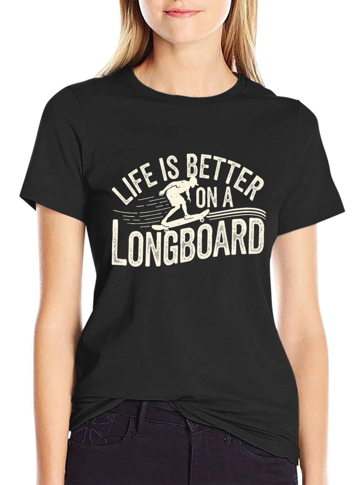 Life is Better on a Longboard Graphic T-Shirt product image 2