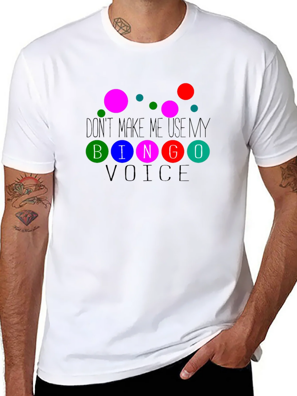 Bingo Voice Humor Graphic Tee product image 7