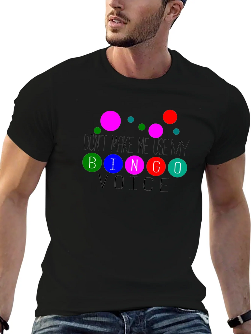 Bingo Voice Humor Graphic Tee product image 6