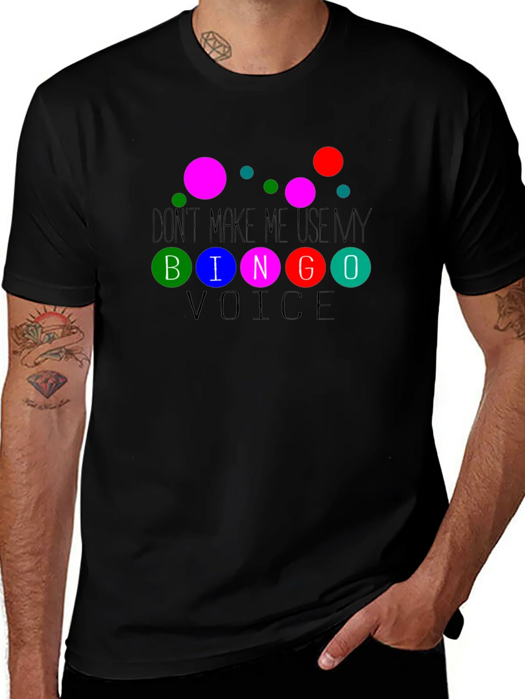 Bingo Voice Humor Graphic Tee product image 1