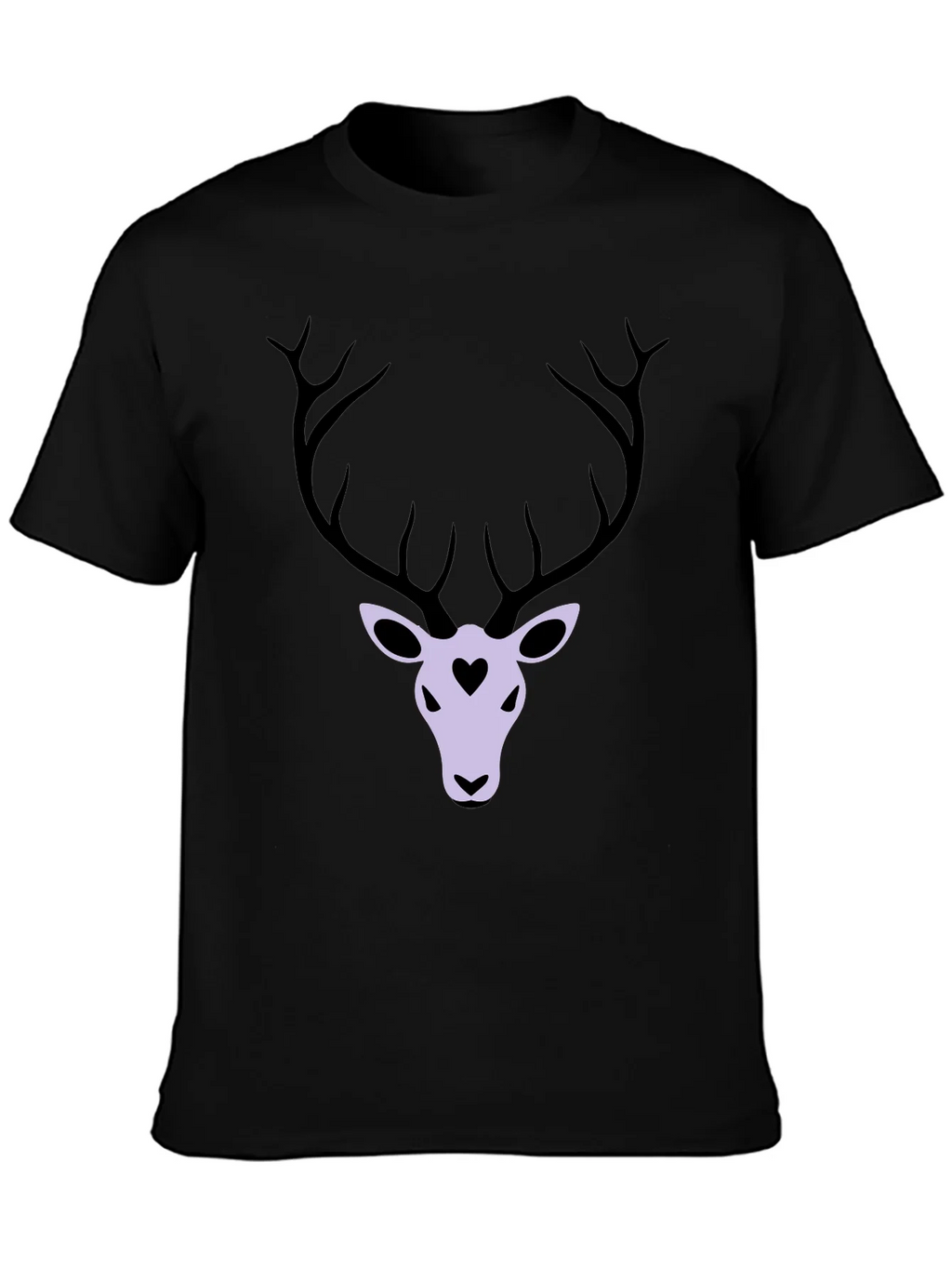 Deer Heart Graphic T-Shirt - Black product image 3
