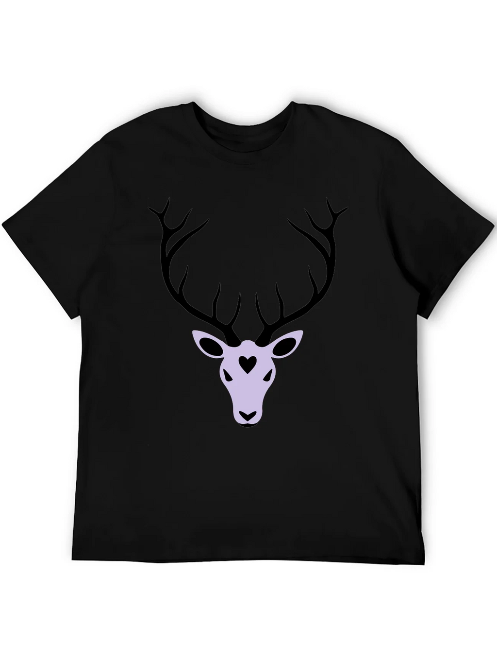 Deer Heart Graphic T-Shirt - Black product image 5