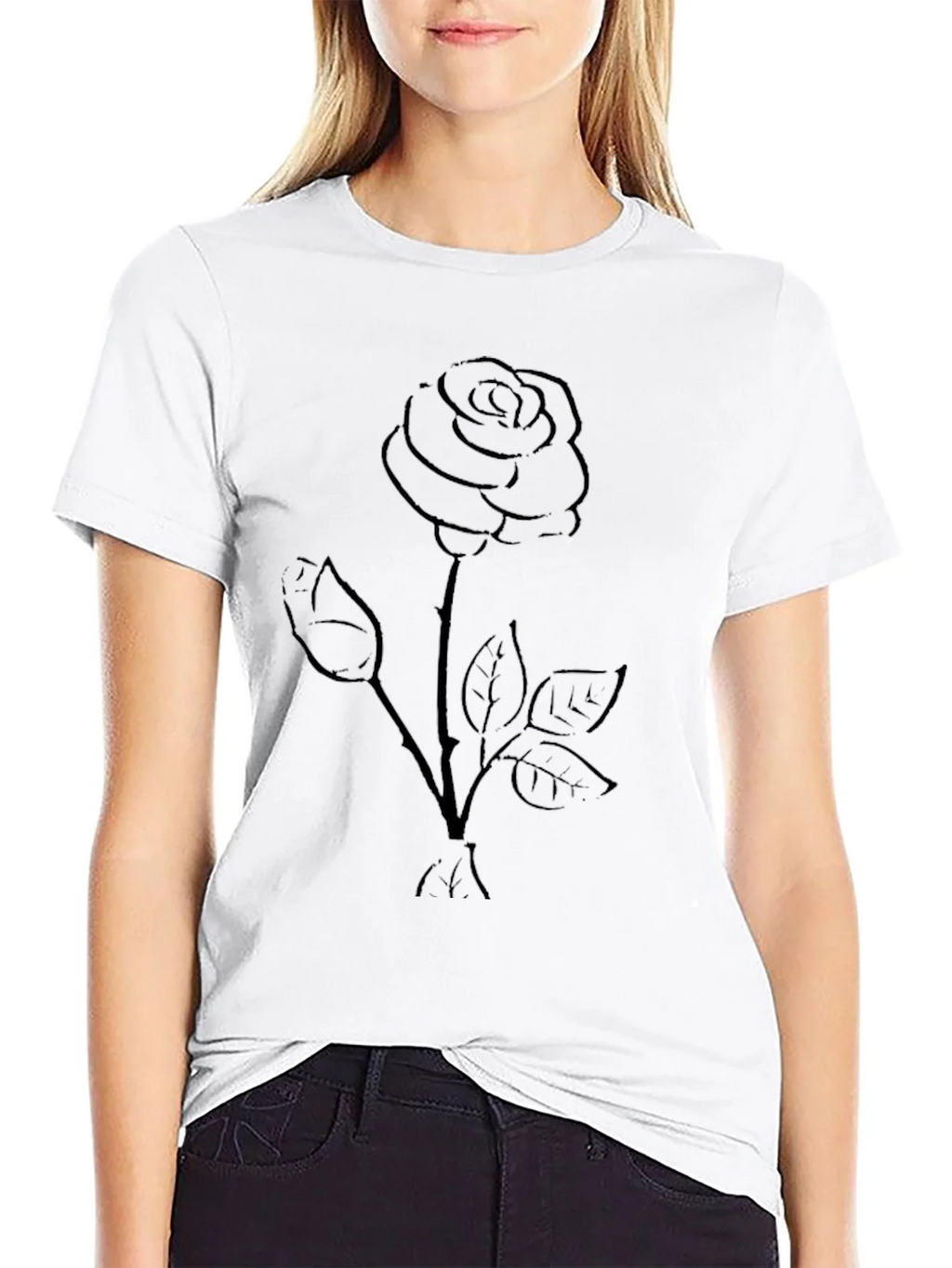 Black Rose Graphic Tee - Stylish Casual Wear product image 8