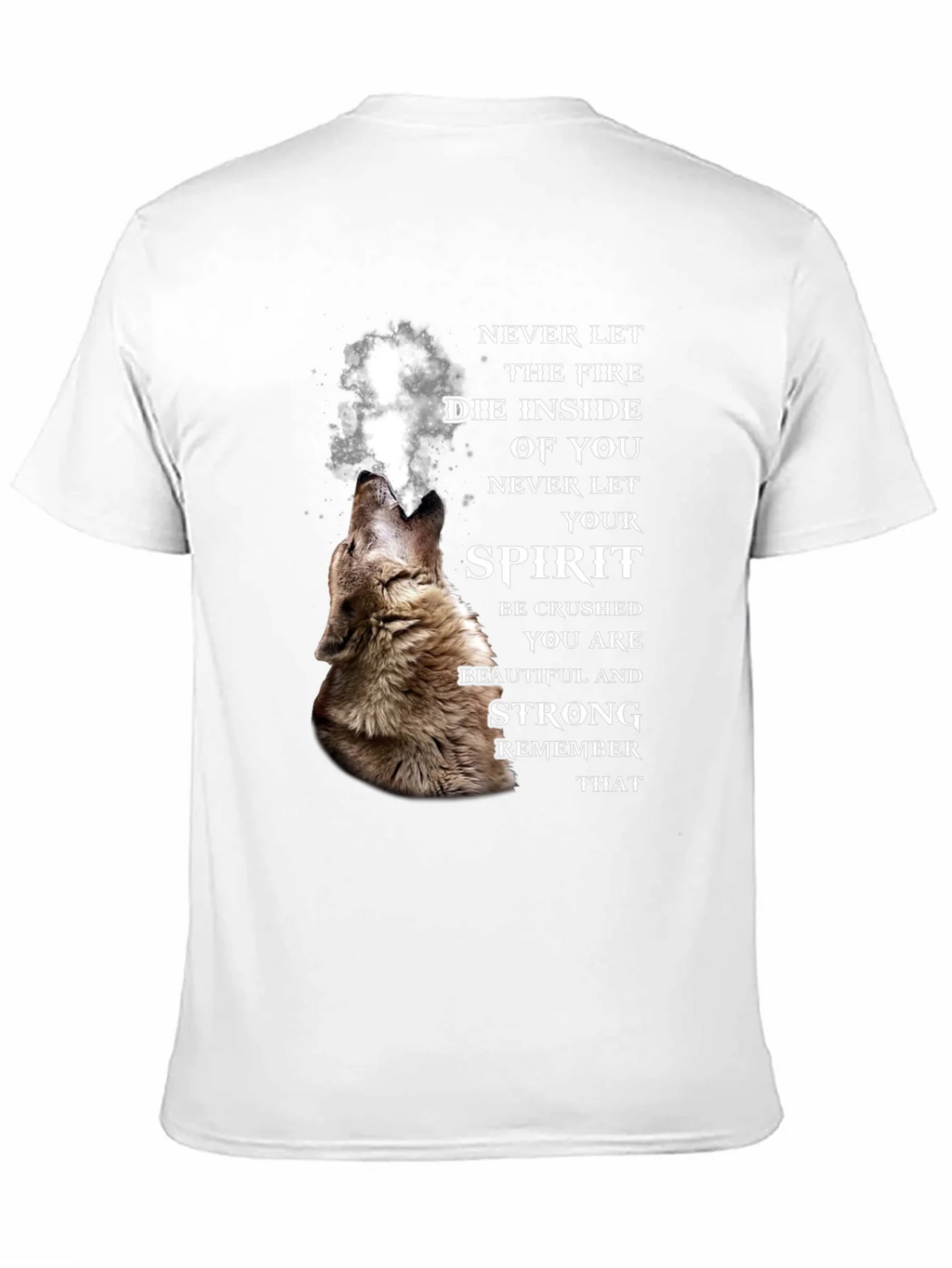 Wolf Spirit Graphic Tee - Never Let Your Fire Die product image 10