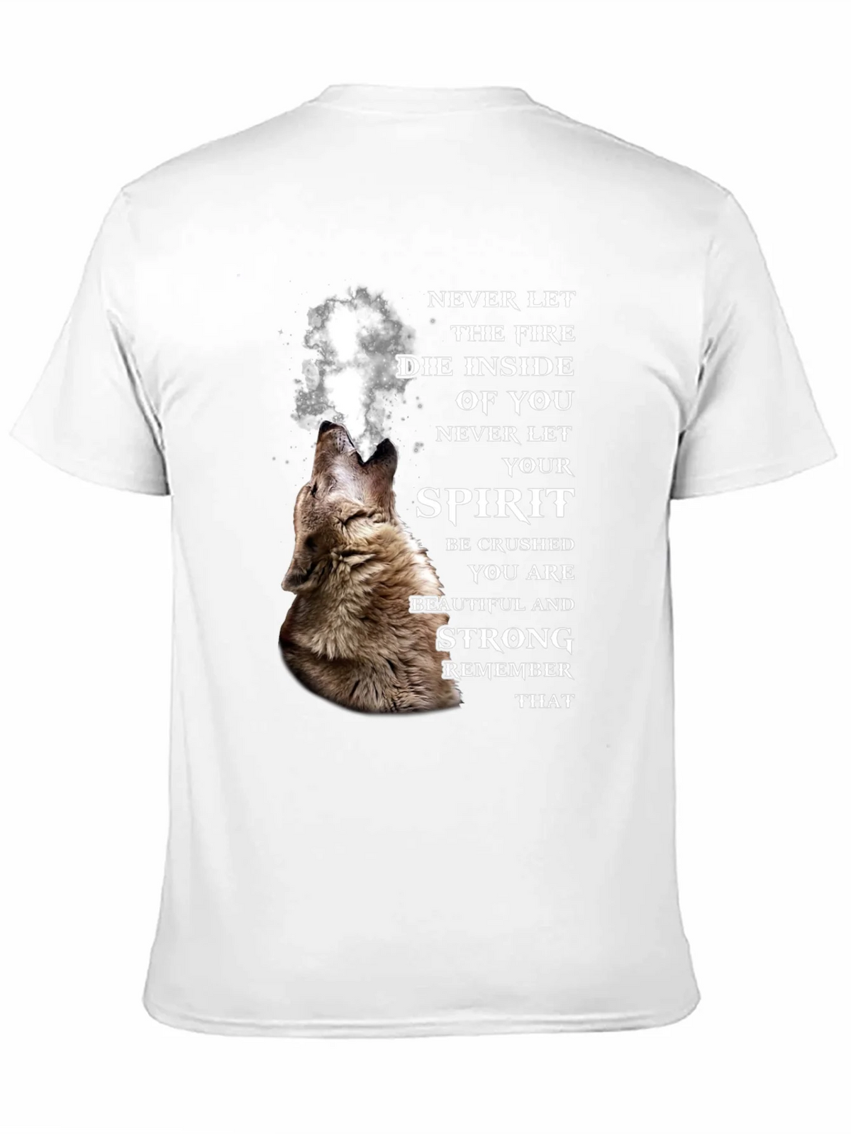 Wolf Spirit Graphic Tee - Never Let Your Fire Die product image 10