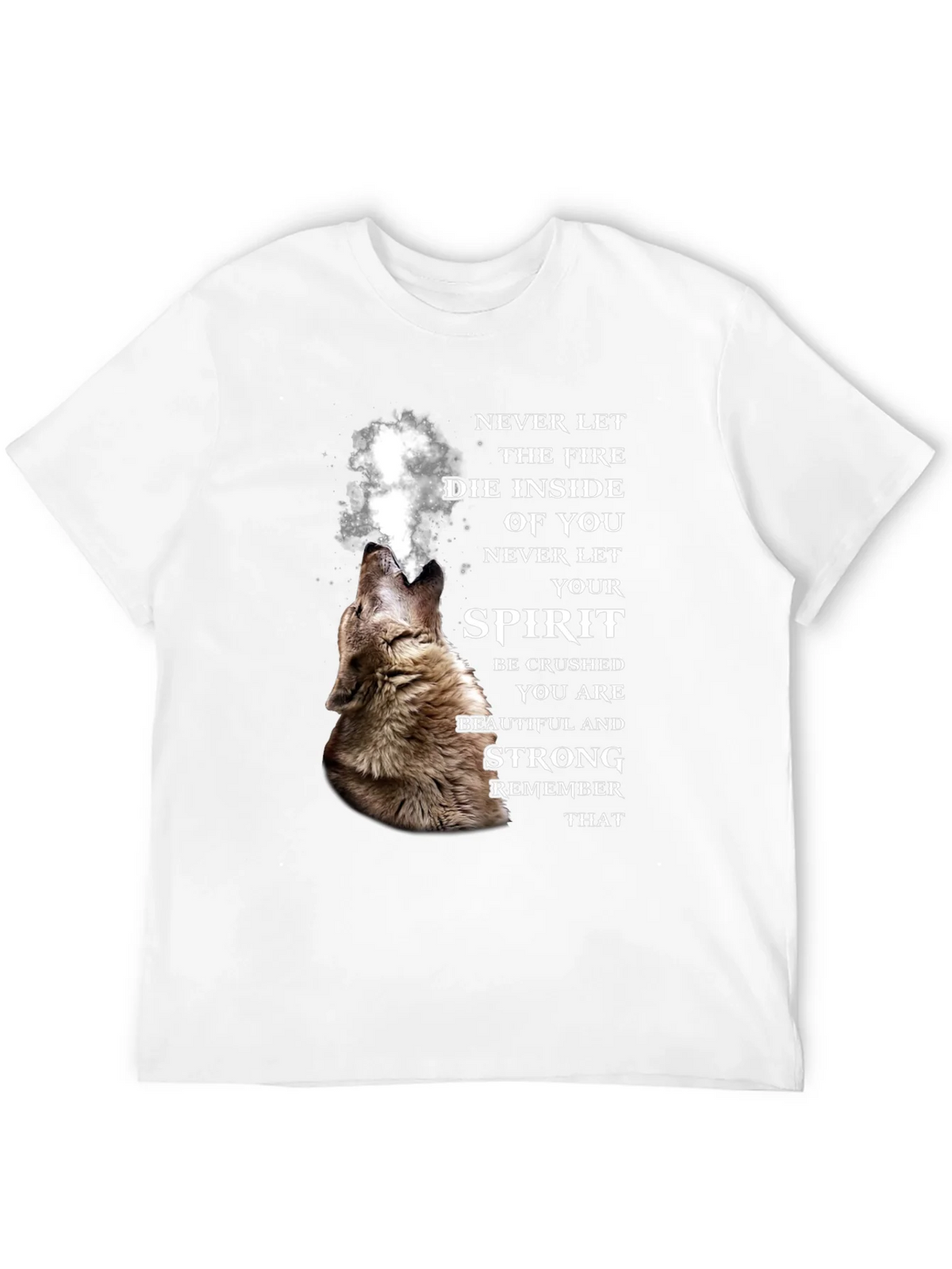 Wolf Spirit Graphic Tee - Never Let Your Fire Die product image 11