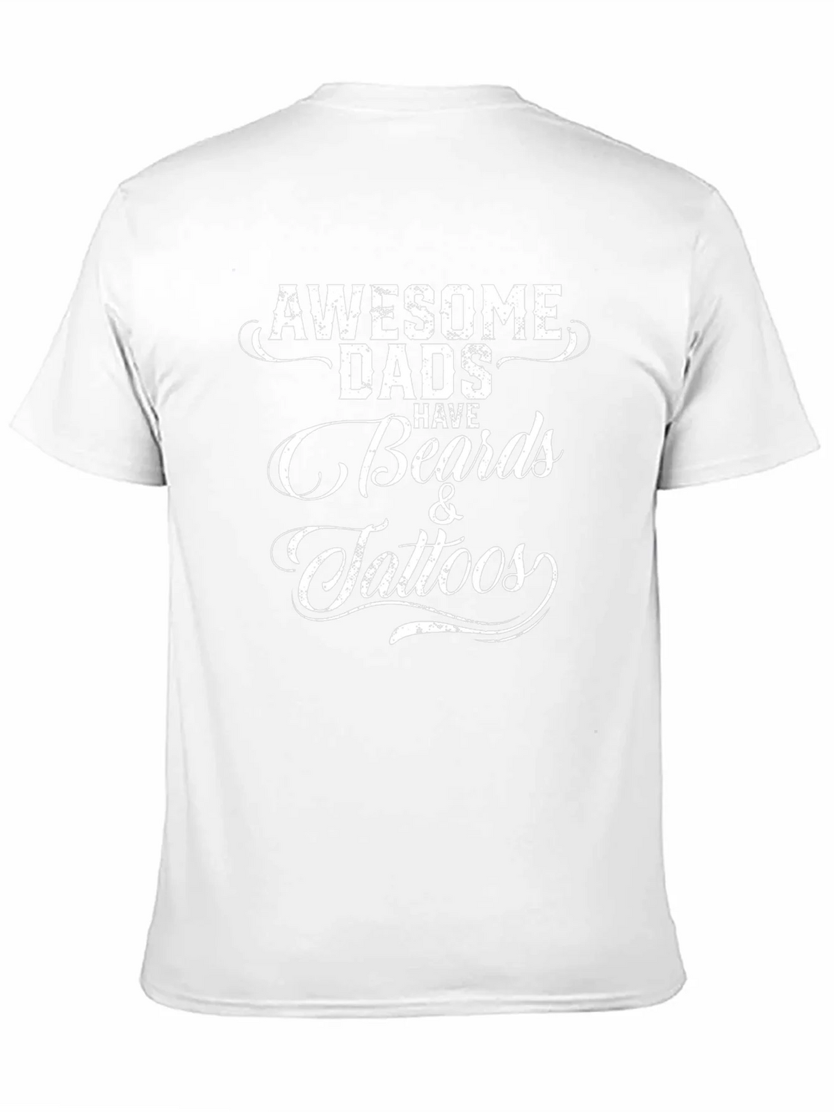 Awesome Dads Beards & Tattoos Graphic T-Shirt product image 10
