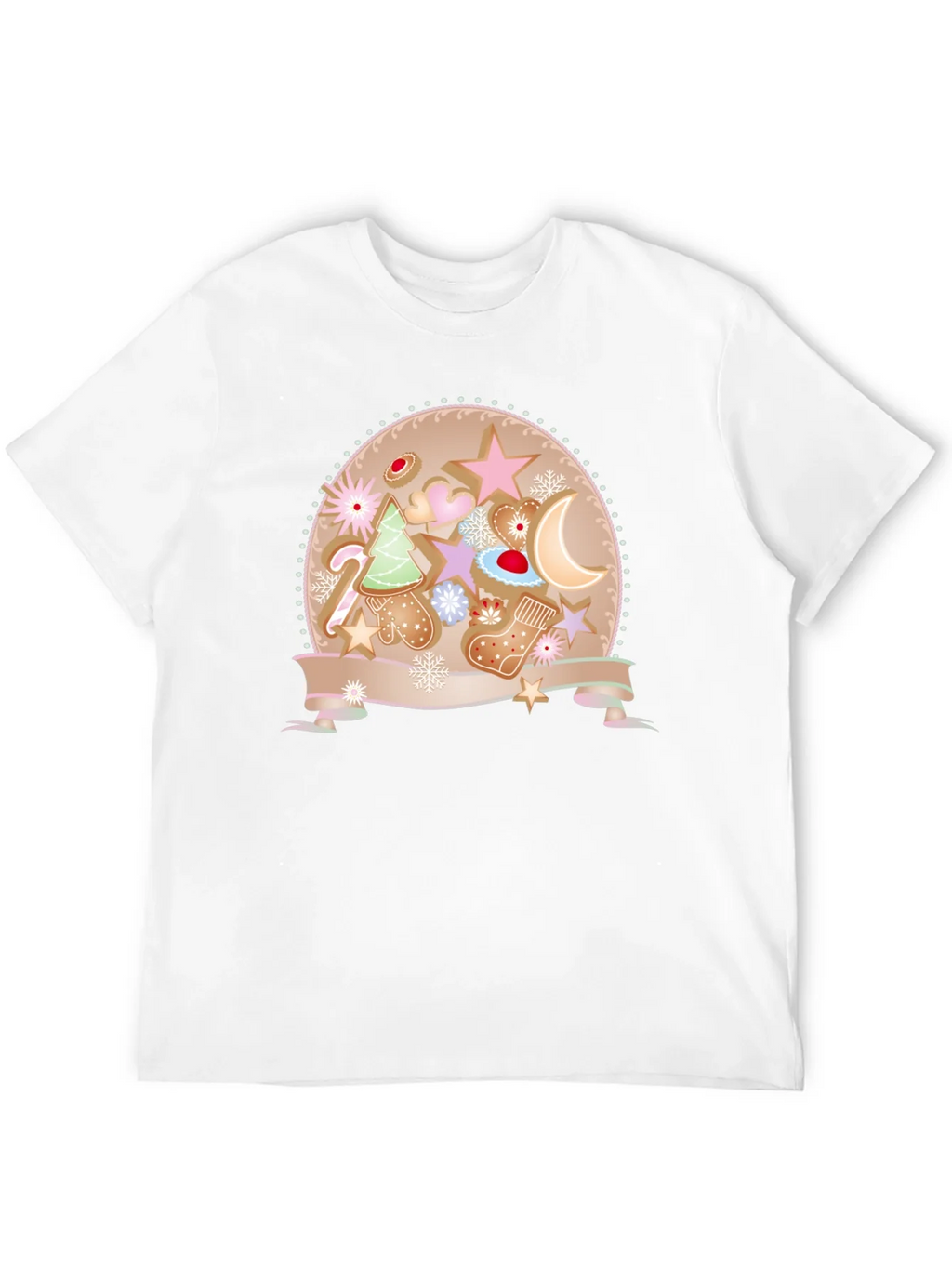 Festive Gingerbread Christmas T-Shirt product image 6