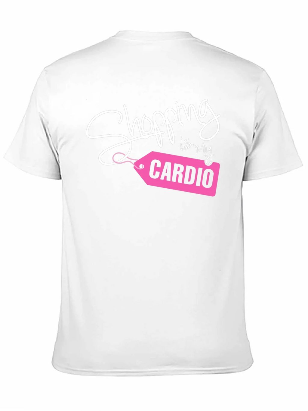 Shopping is My Cardio Tee - Black Cotton Casual T-Shirt product image 10