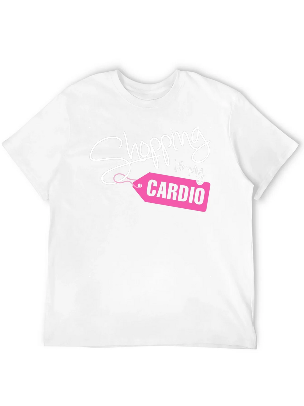 Shopping is My Cardio Tee - Black Cotton Casual T-Shirt product image 11