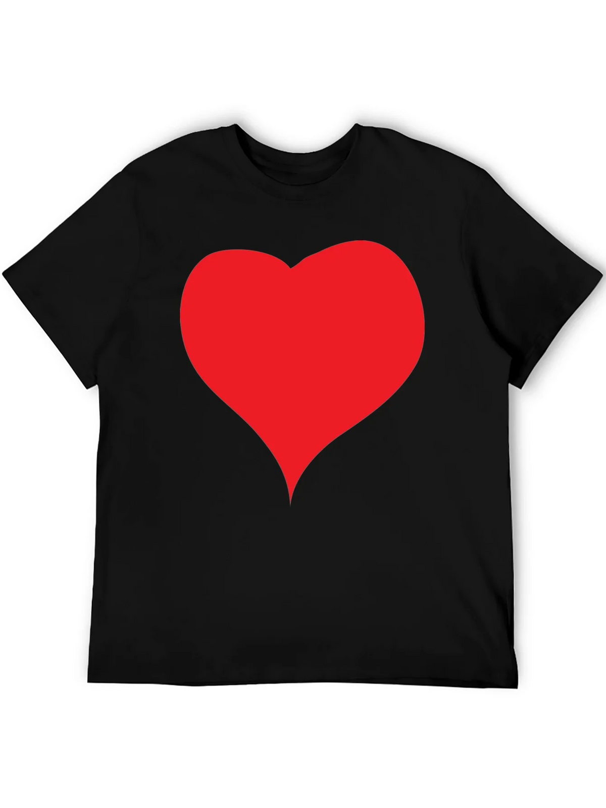 Heart Graphic Black T-Shirt - Casual Style product image 5