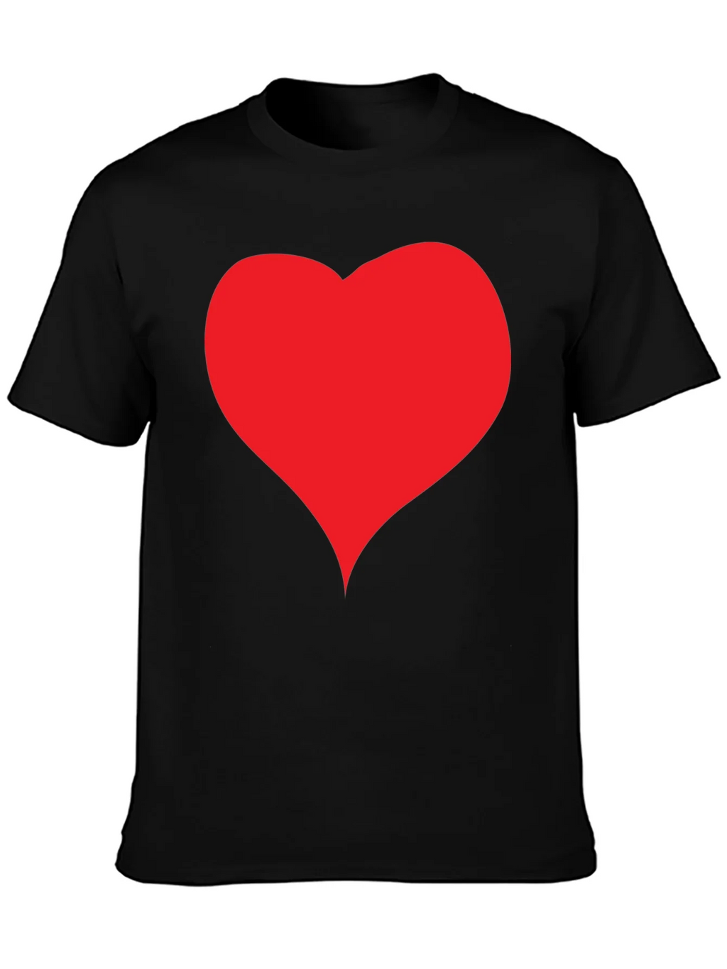 Heart Graphic Black T-Shirt - Casual Style product image 3