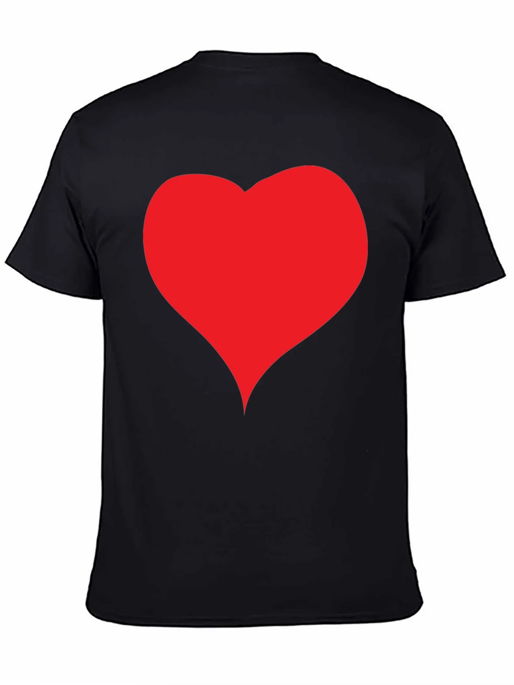 Heart Graphic Black T-Shirt - Casual Style product image 4