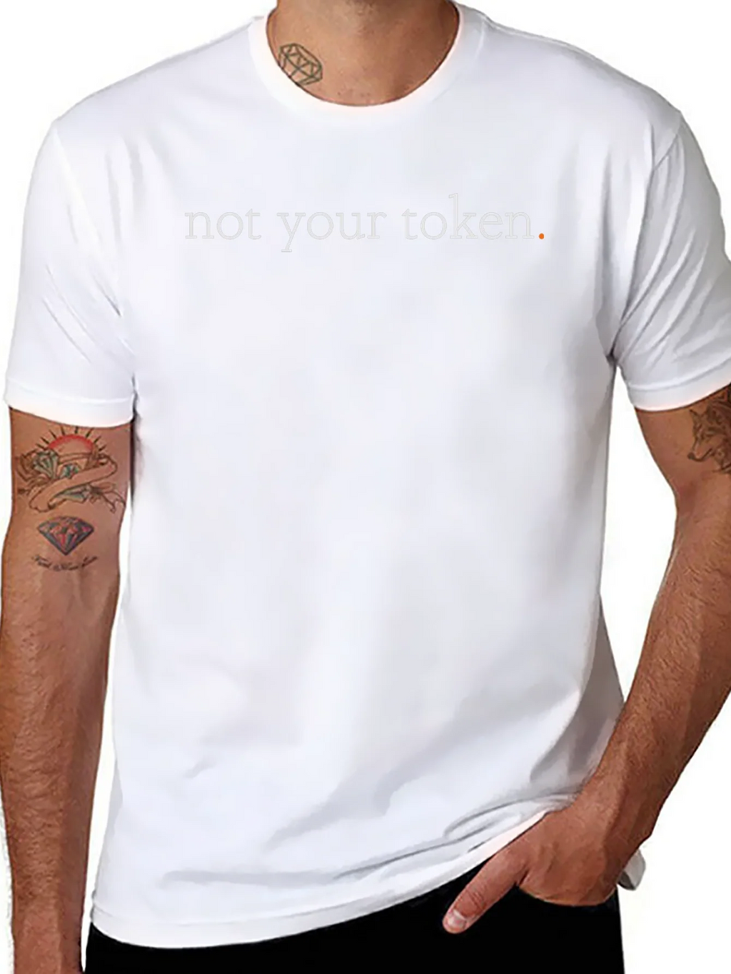 Not Your Token Crew Neck T-Shirt product image 7