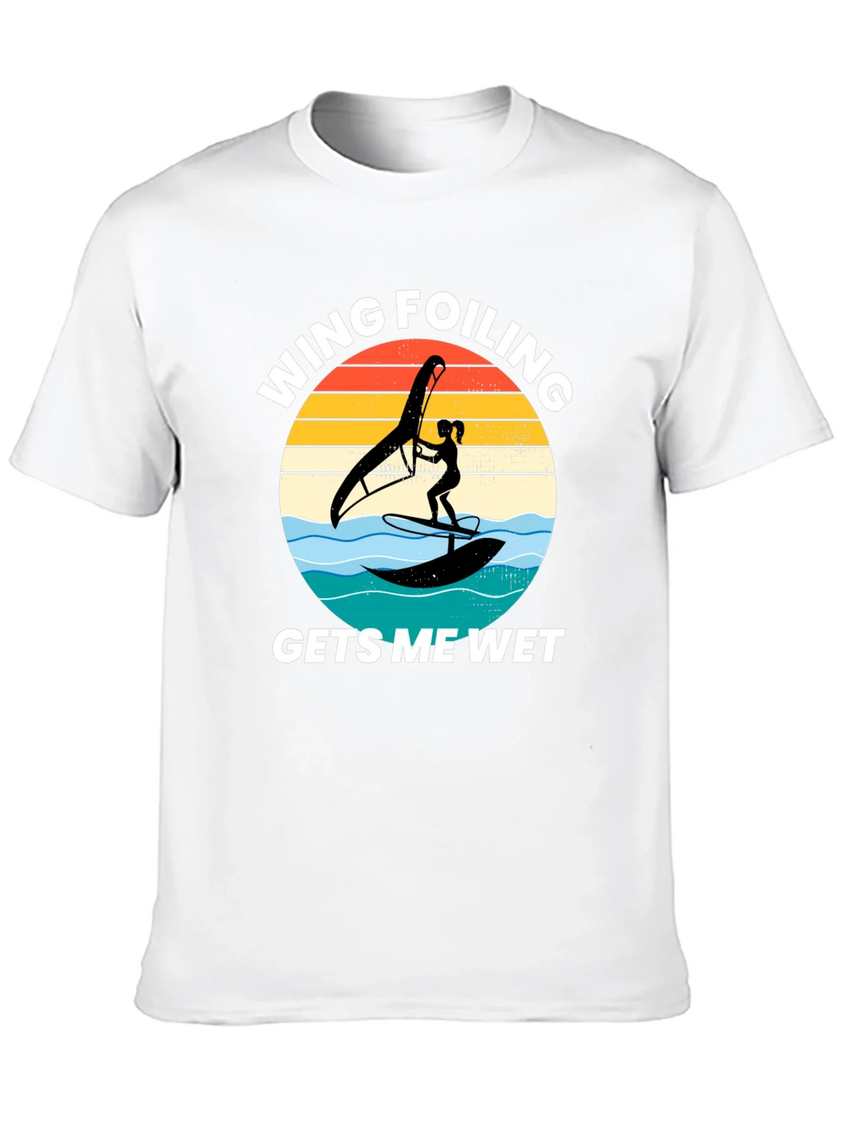 Wing Foiling Gets Me Wet T-Shirt product image 4