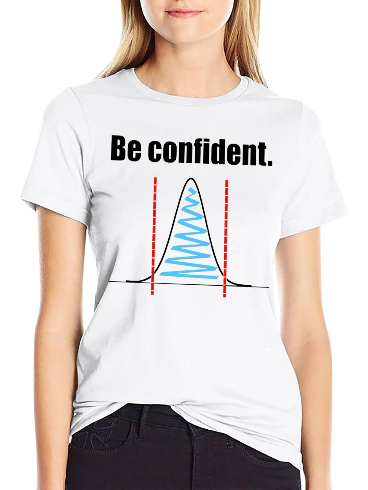 Be Confident Statistician T-Shirt product image 8