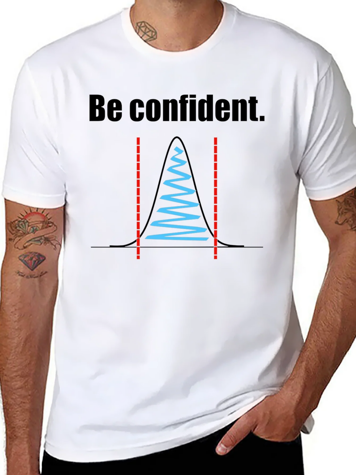Be Confident Statistician T-Shirt product image 7