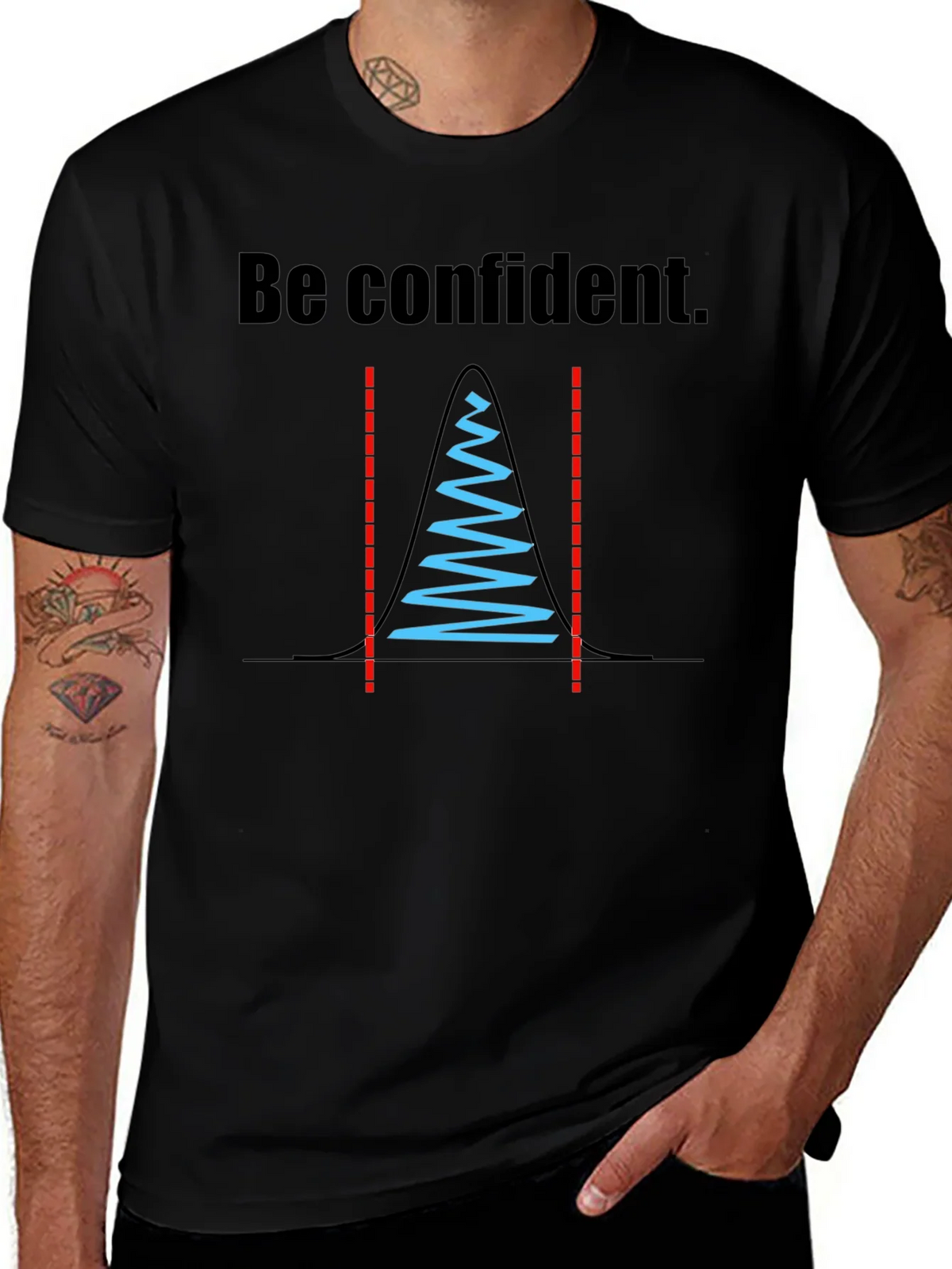 Be Confident Statistician T-Shirt product image 1