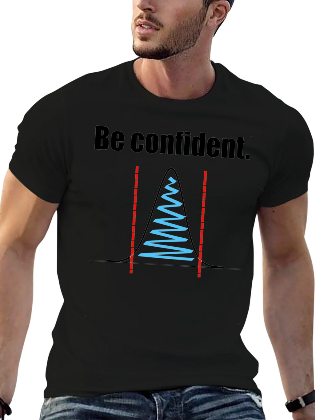 Be Confident Statistician T-Shirt product image 6