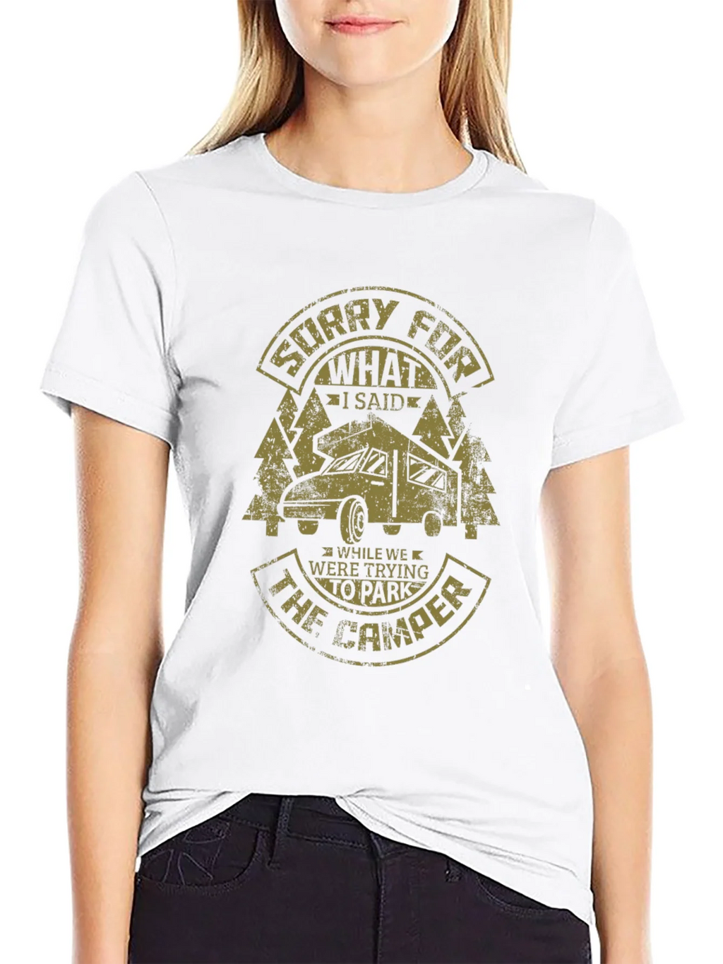 Sorry For What I Said Camper Graphic Tee product image 8
