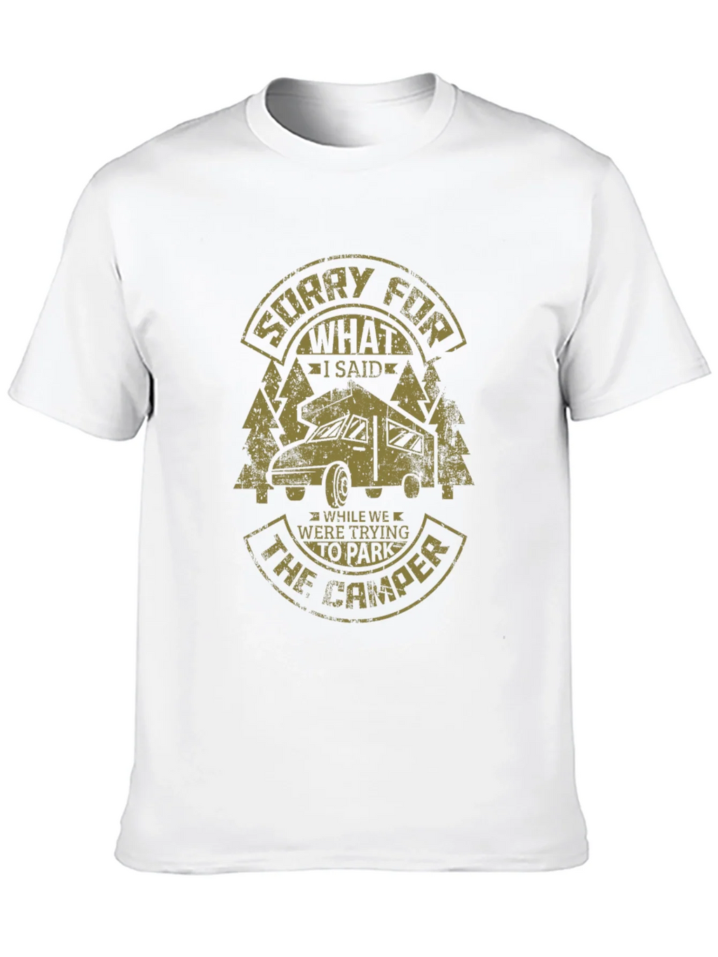 Sorry For What I Said Camper Graphic Tee product image 9