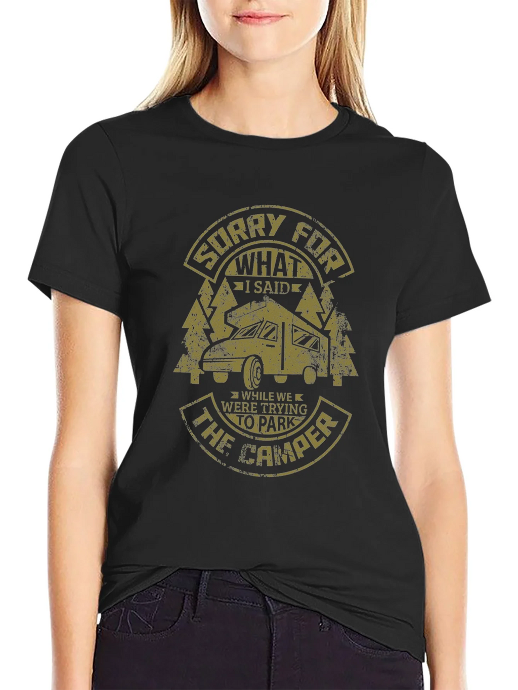 Sorry For What I Said Camper Graphic Tee product image 2