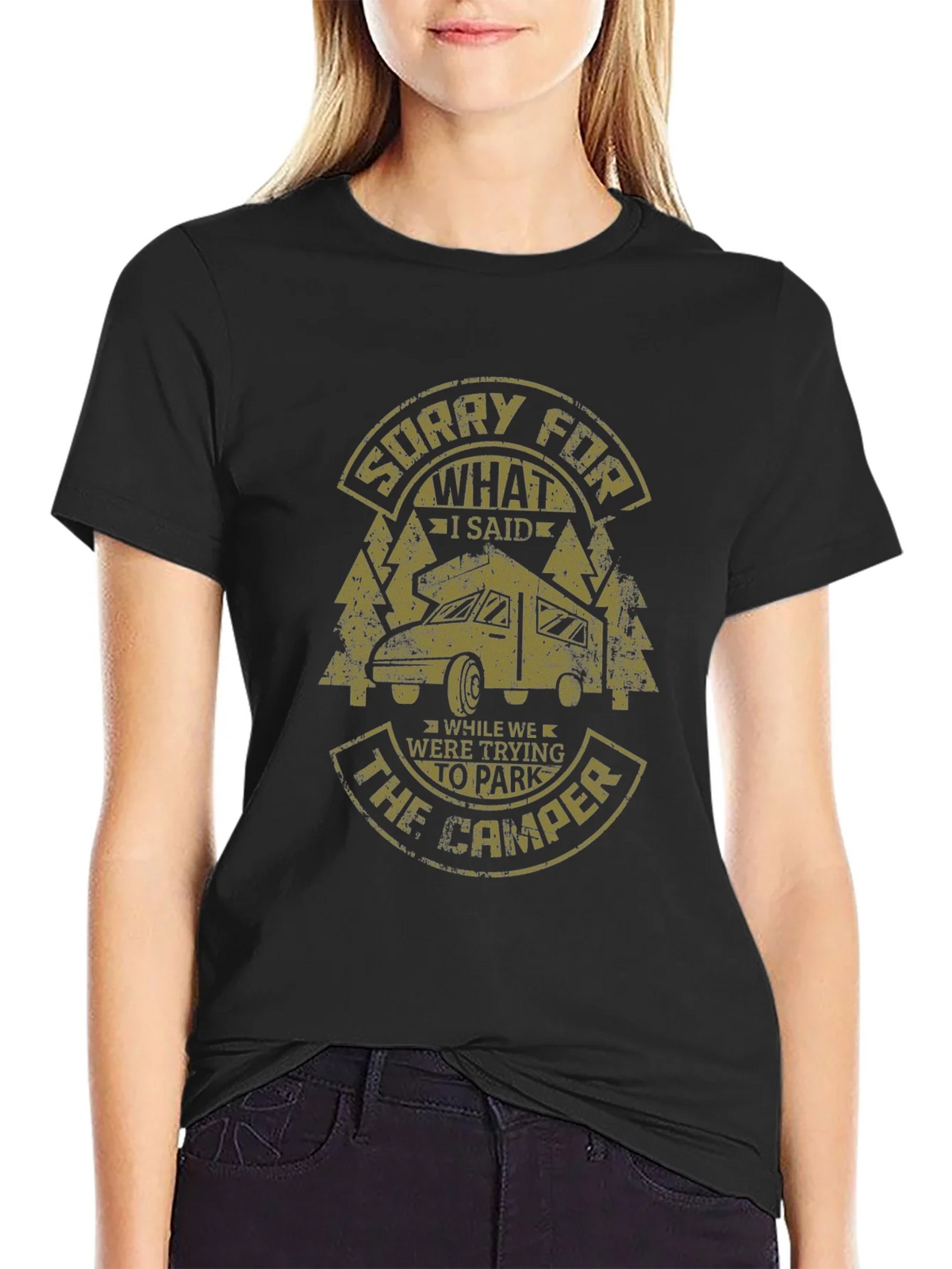 Sorry For What I Said Camper Graphic Tee product image 2