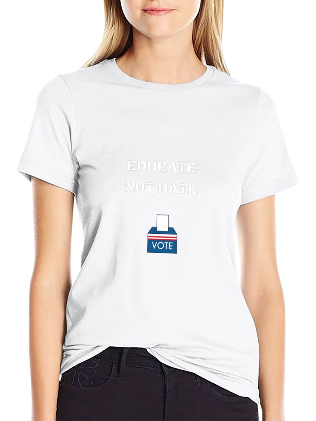 Educate Not Hate - Vote T-Shirt product image 8