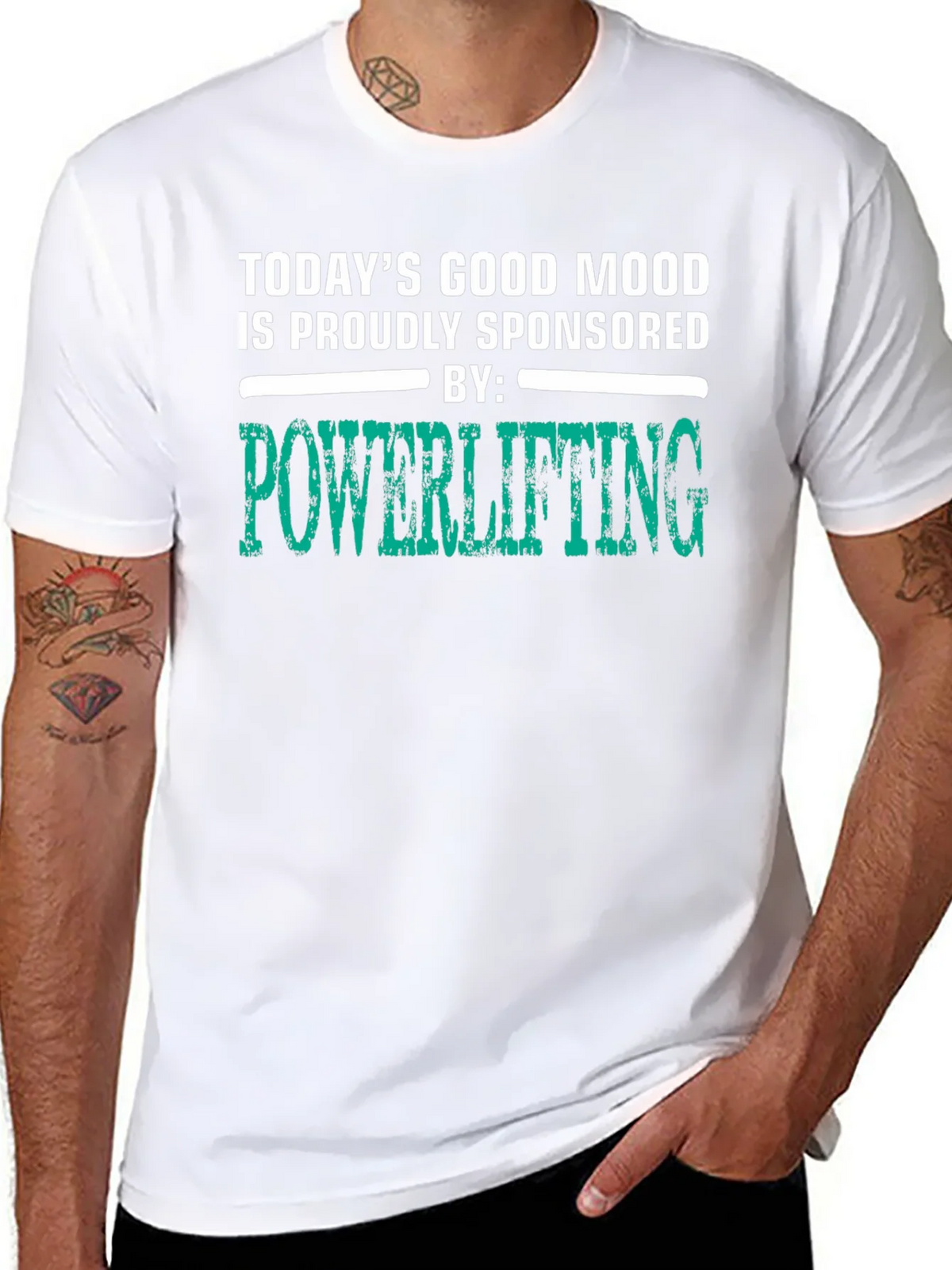 Powerlifting Sponsored Good Mood T-Shirt product image 3