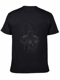 Skull Candle Graphic Tee - Black Cotton T-Shirt product image 1