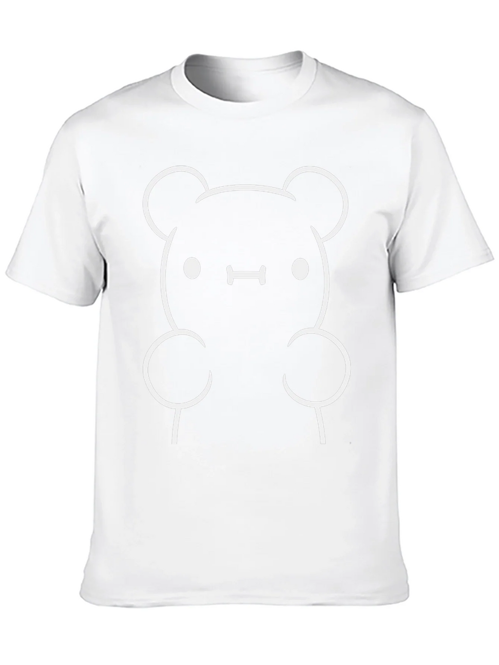 Cute Bear Graphic Tee - Black product image 6
