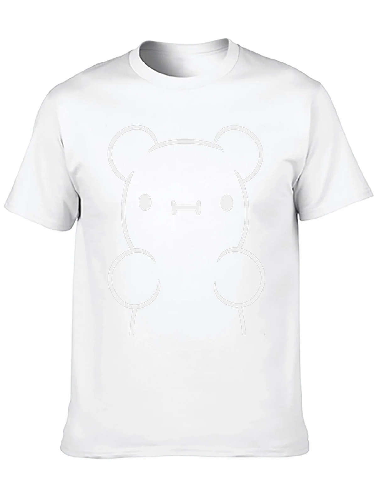 Cute Bear Graphic Tee - Black product image 6