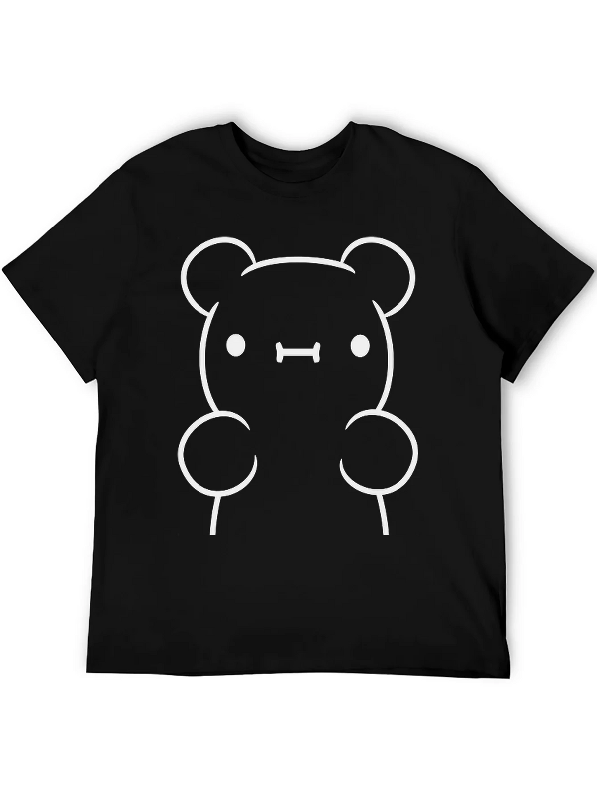 Cute Bear Graphic Tee - Black product image 4