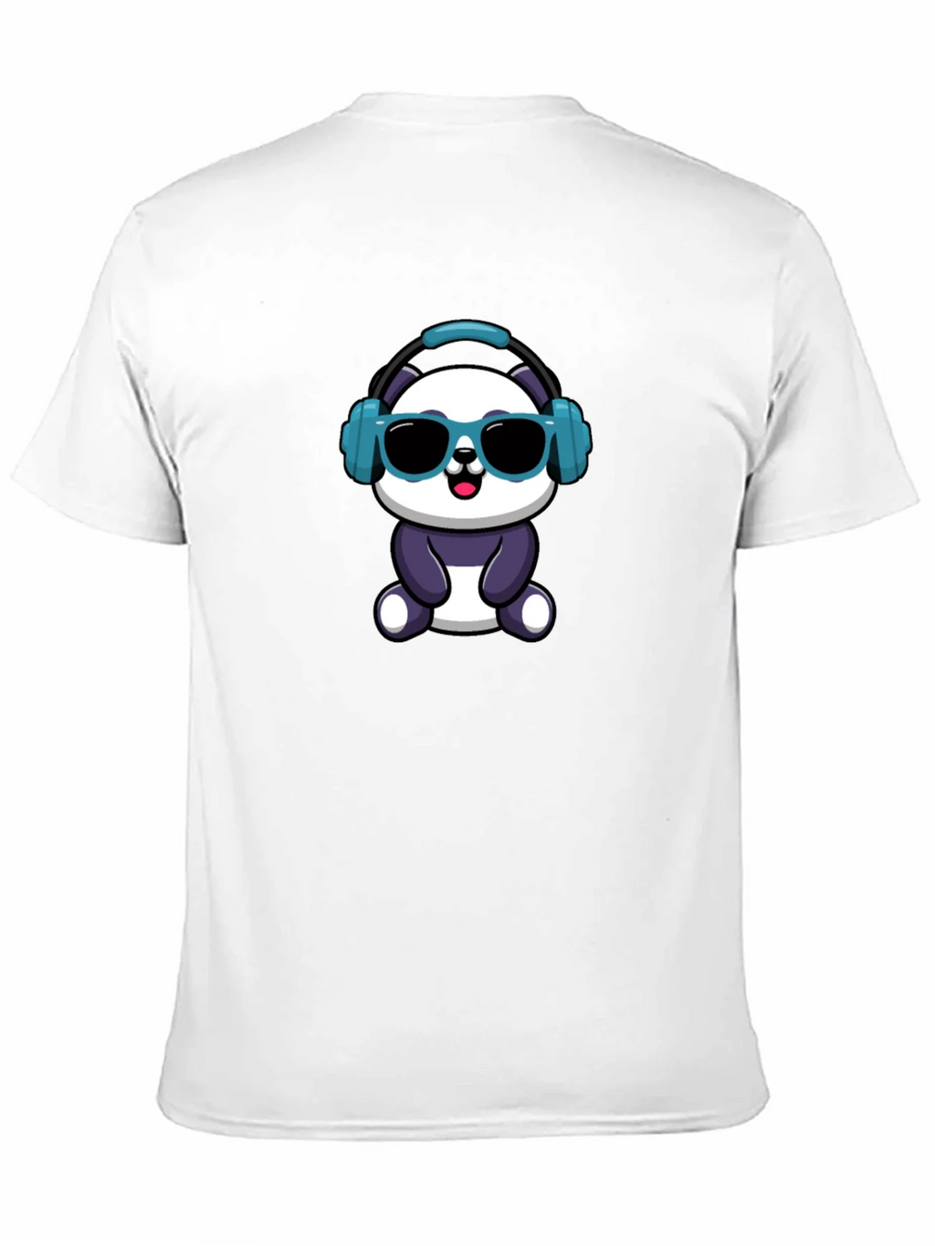 Cool Panda Graphic Tee - Black Cotton T-Shirt product image 10