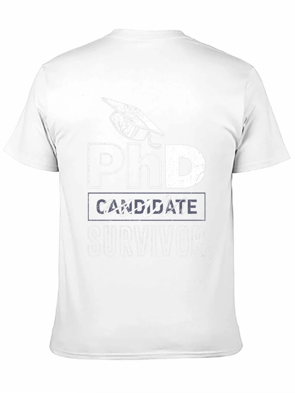 PhD Candidate Survivor Black T-Shirt product image 10