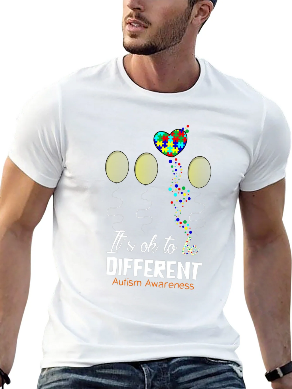 Autism Awareness Graphic T-Shirt - Its OK to be Different product image 12