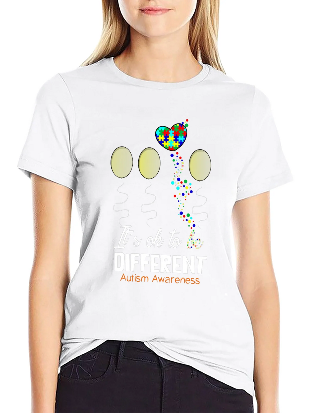 Autism Awareness Graphic T-Shirt - Its OK to be Different product image 8