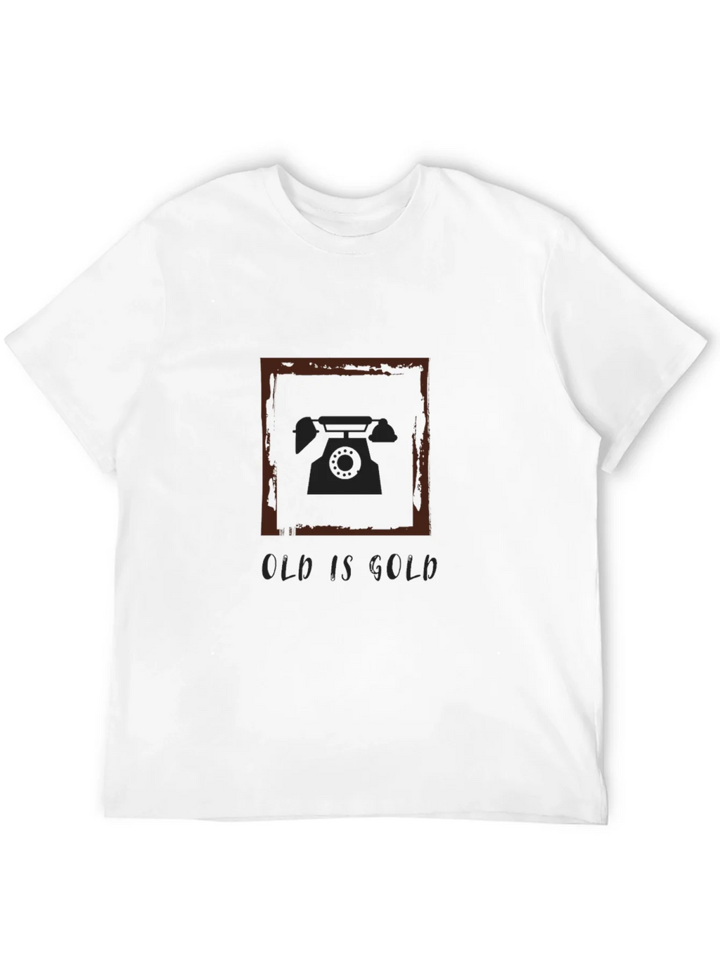 Vintage Phone T-Shirt - Old is Gold Retro Tee product image 11