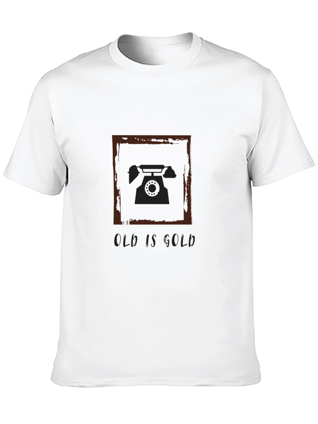 Vintage Phone T-Shirt - Old is Gold Retro Tee product image 9