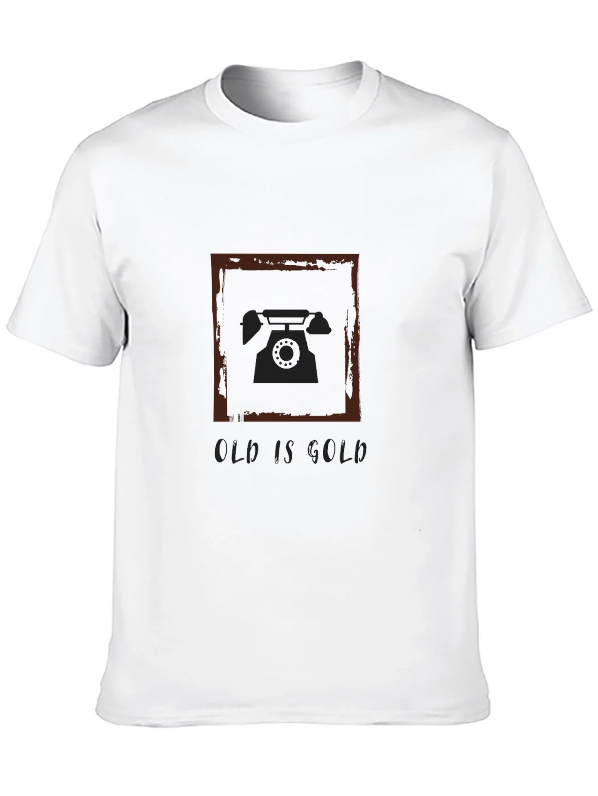 Vintage Phone T-Shirt - Old is Gold Retro Tee product image 9